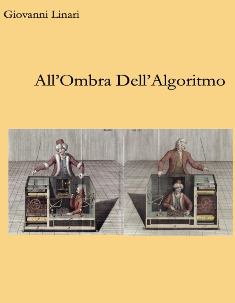 Copertina di All'ombra dell'algoritmo di Giovanni Linari